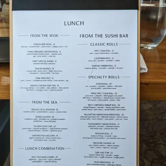 Menu 3