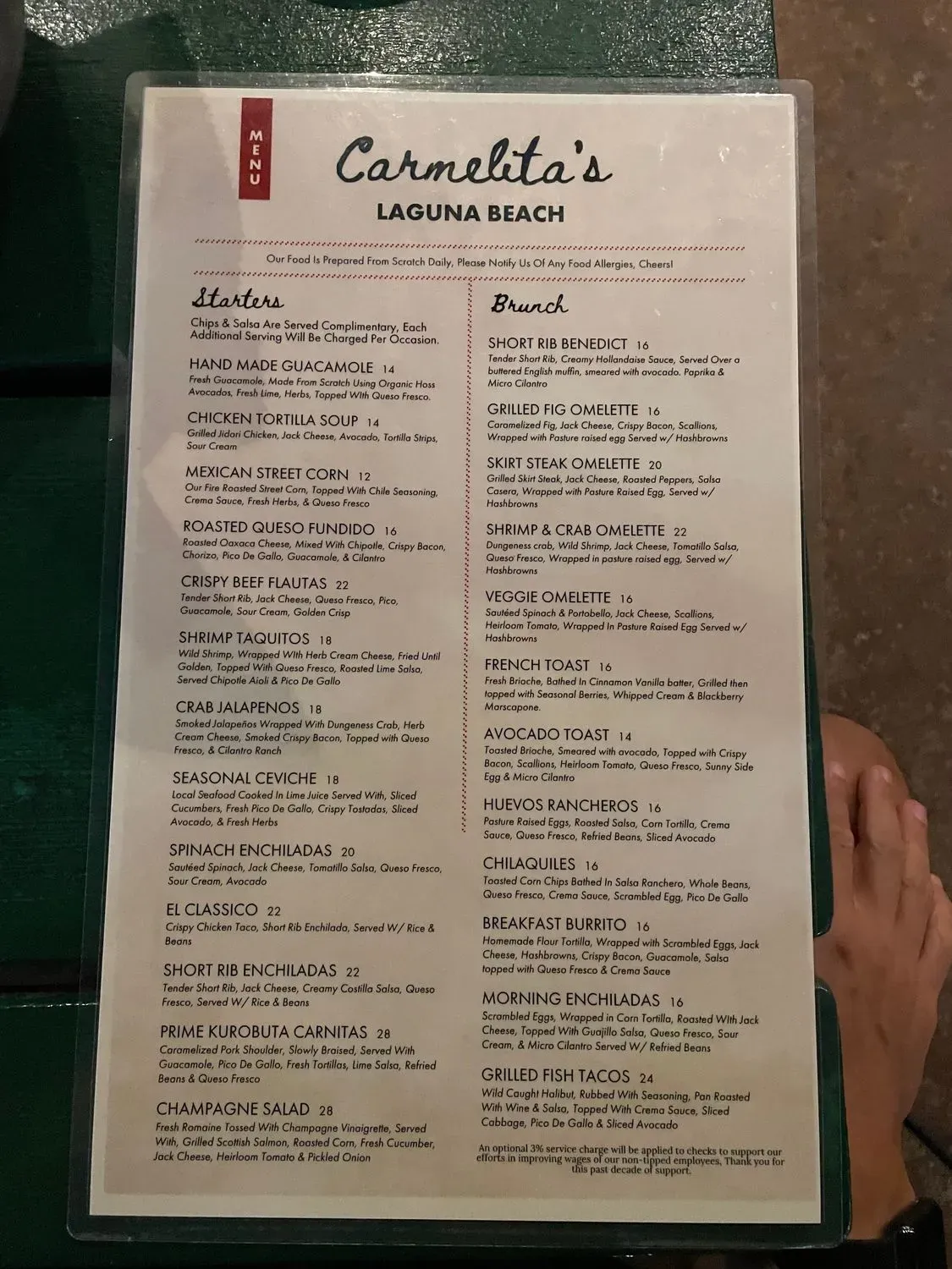 Menu 4