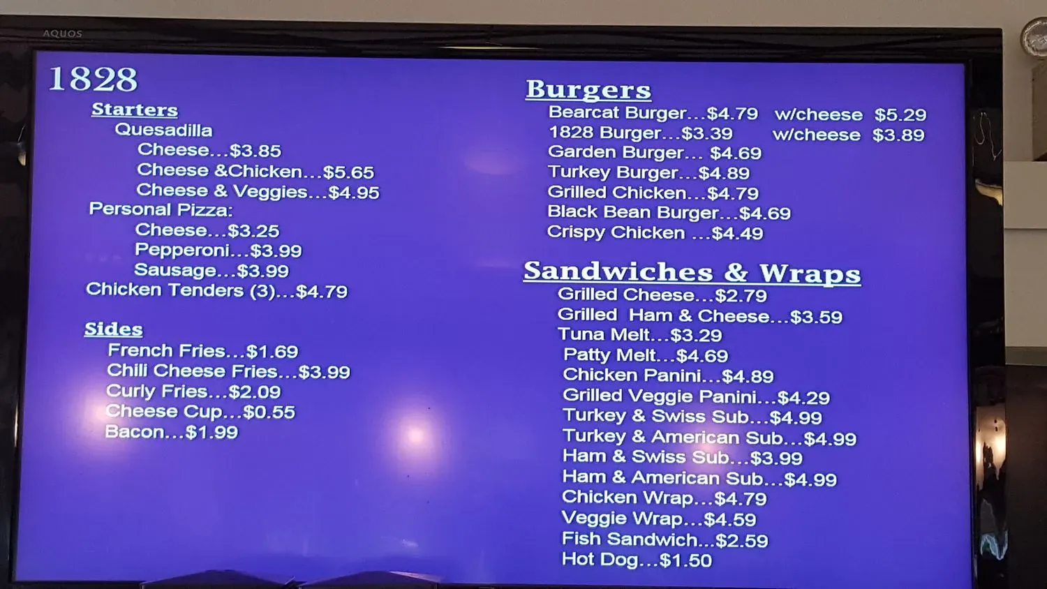 Menu 3