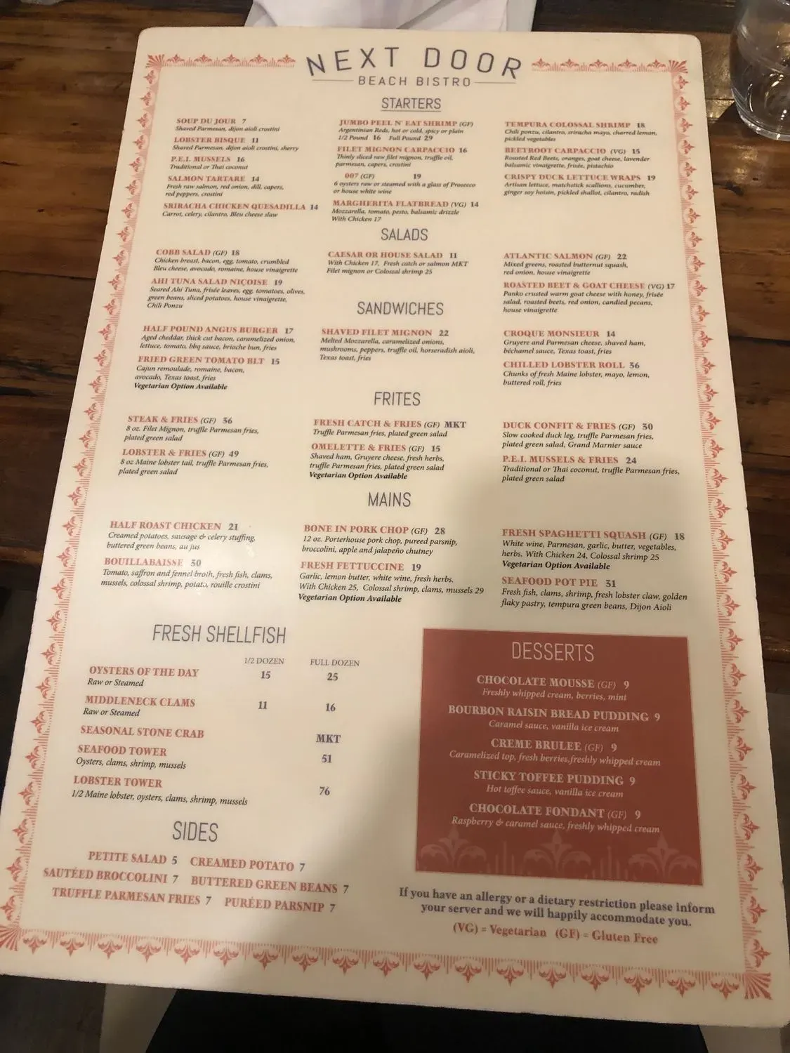 Menu 4