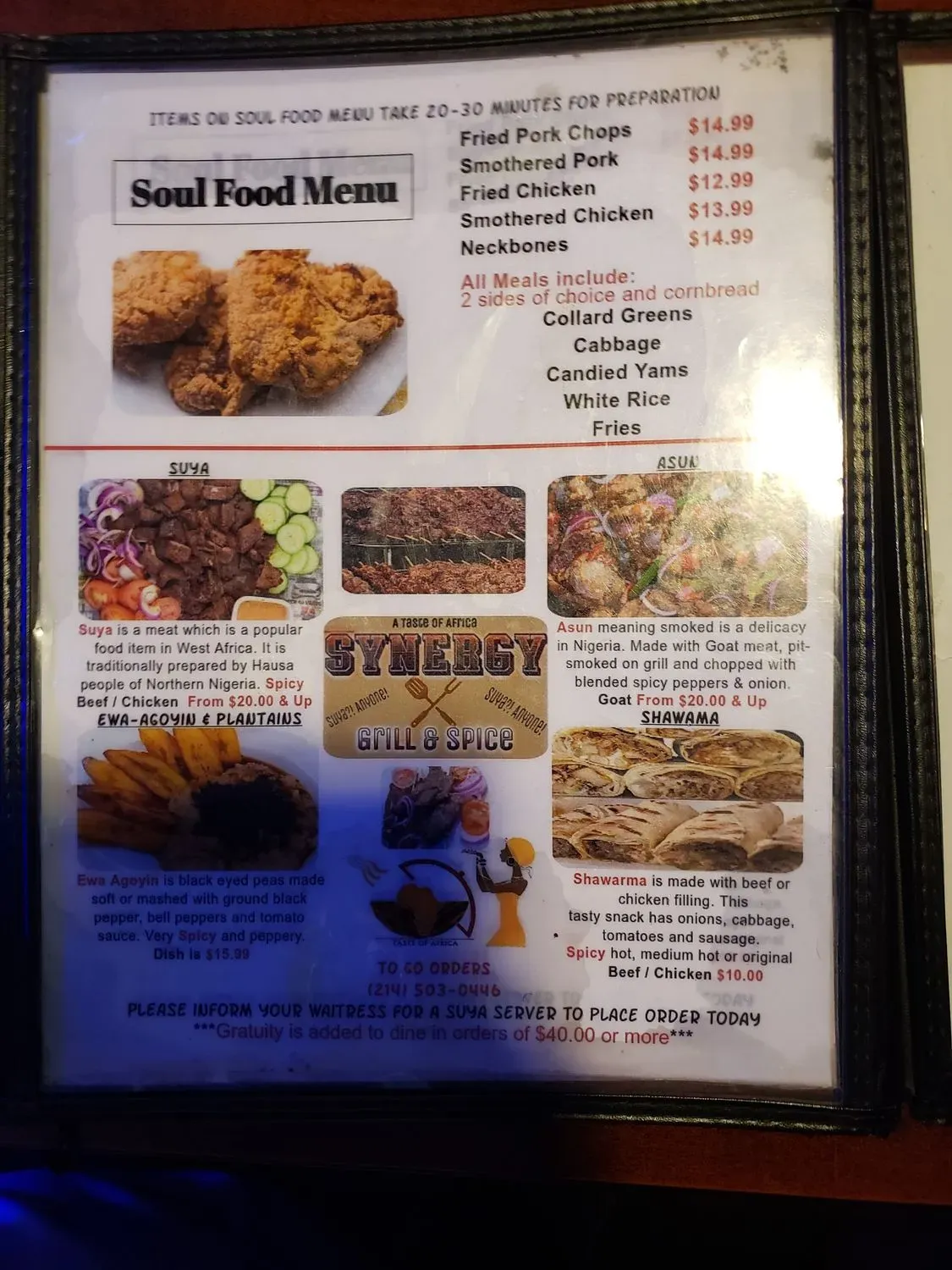 Menu 4