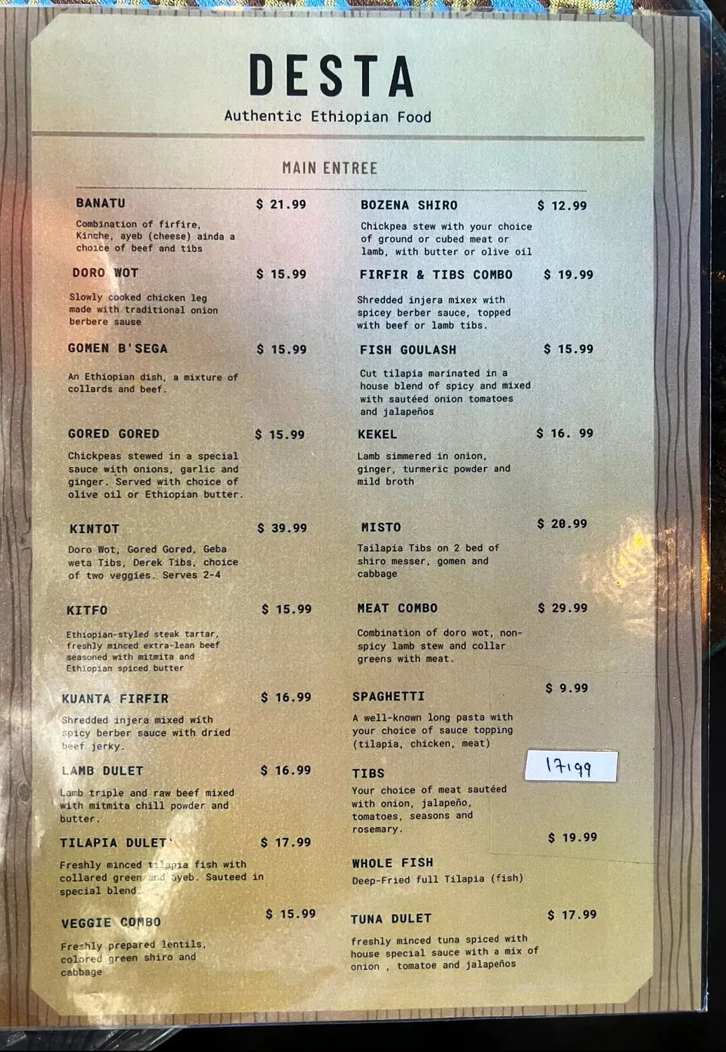 Menu 4