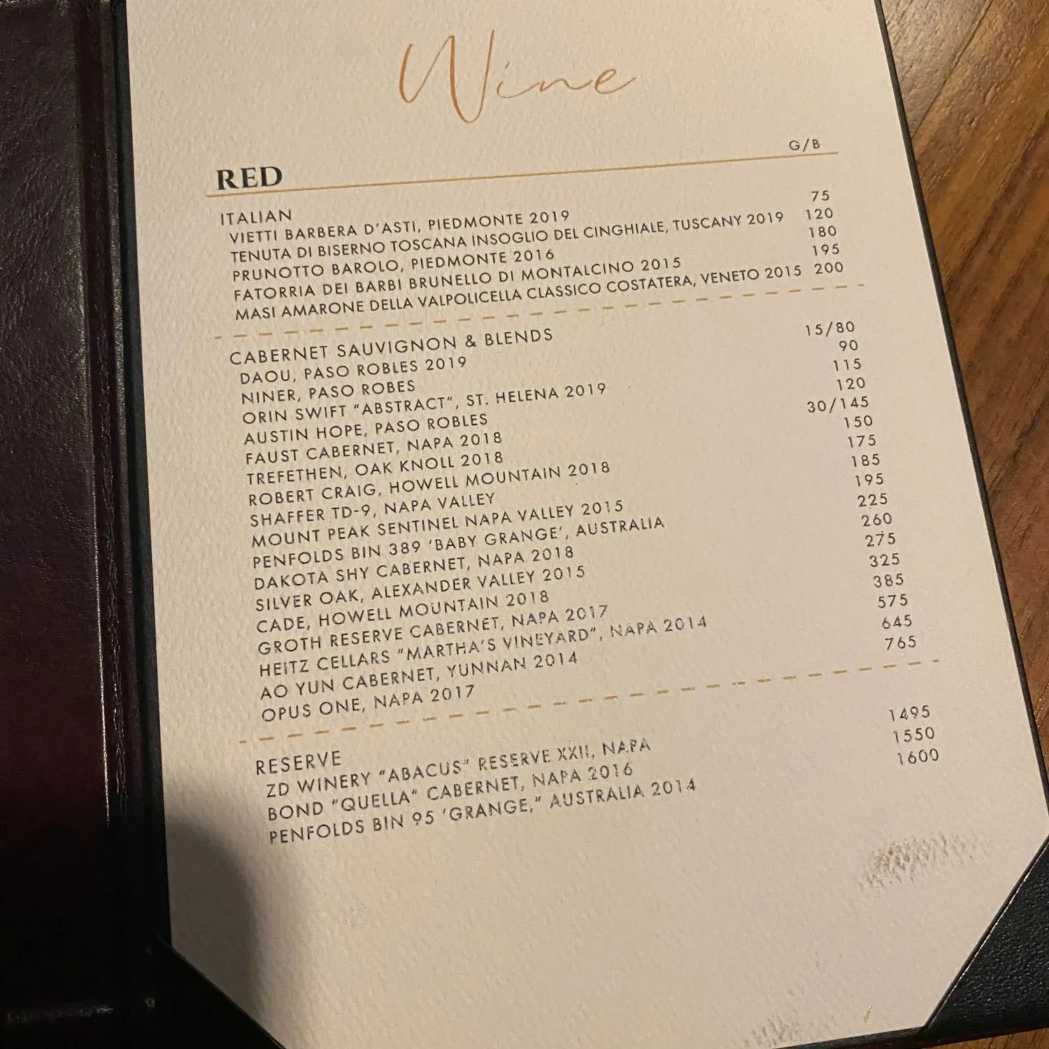 Menu 2