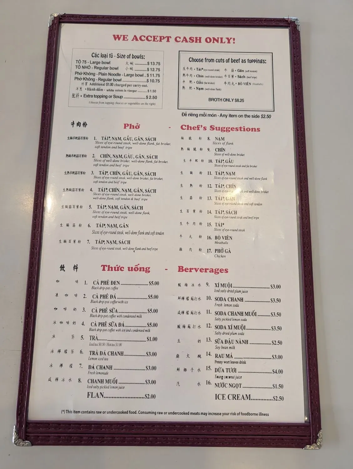 Menu 4