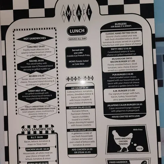 A.M. CAFE EDGEWATER Menu Edgewater, FL Checkle