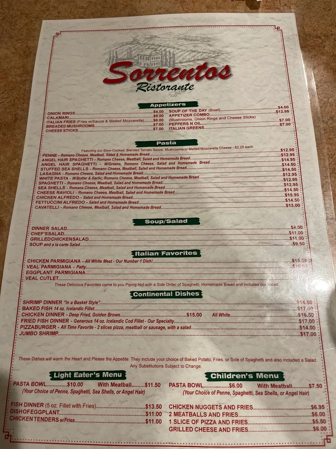 Menu 4