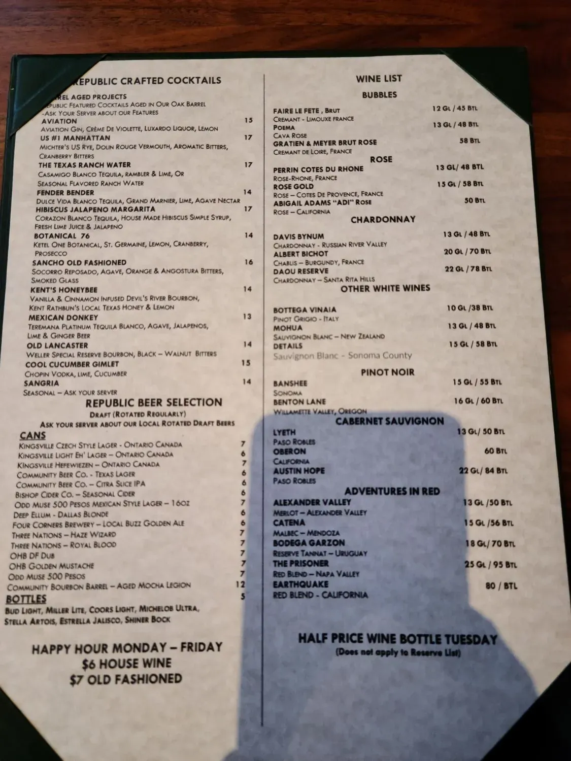 Menu 2