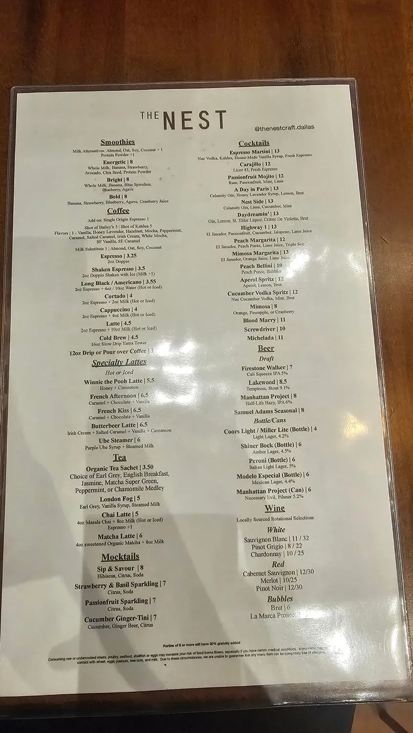 Menu 6