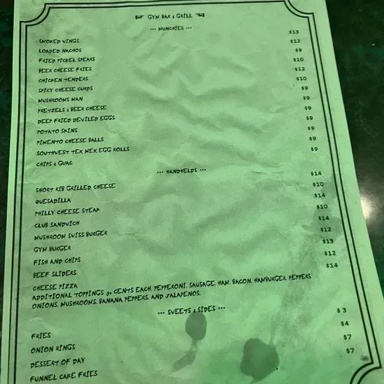 Menu 3