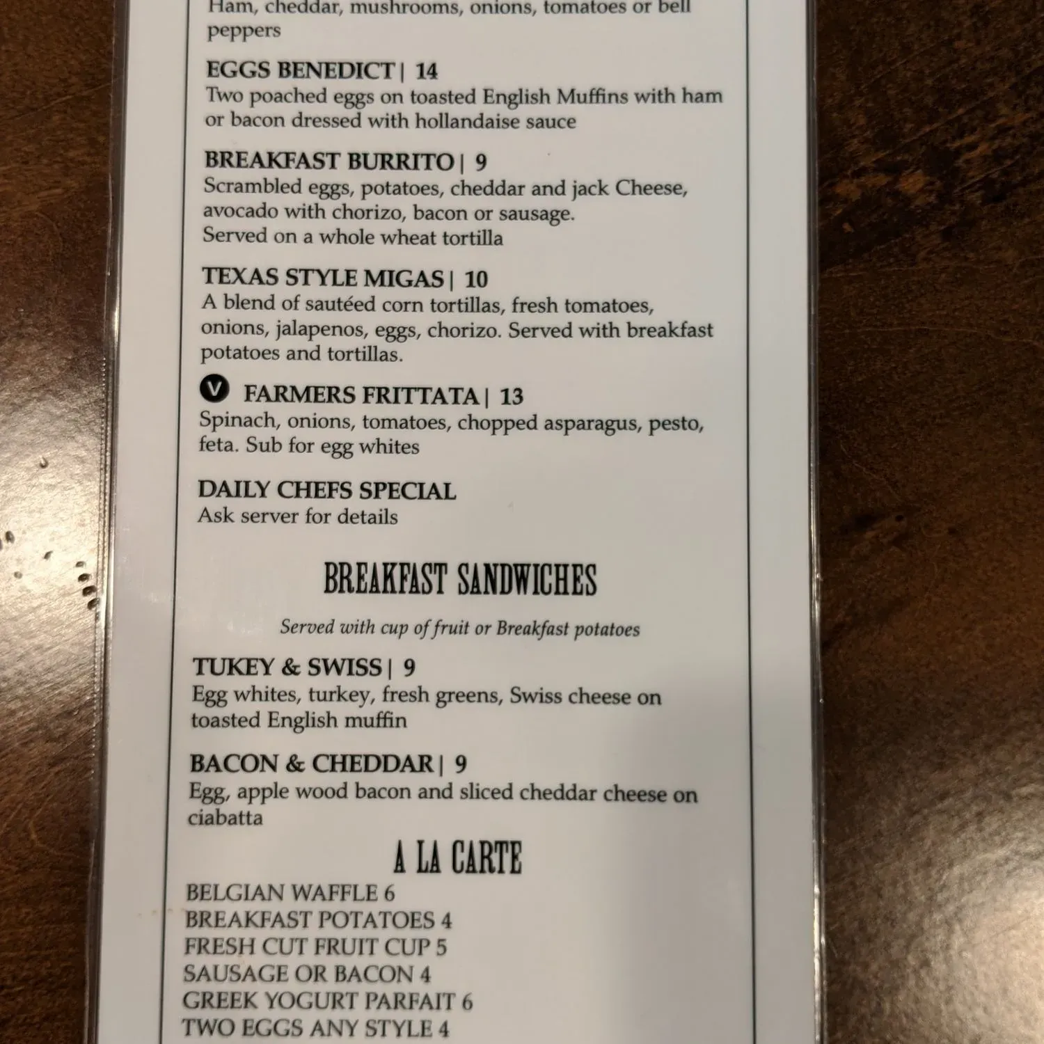 Menu 2