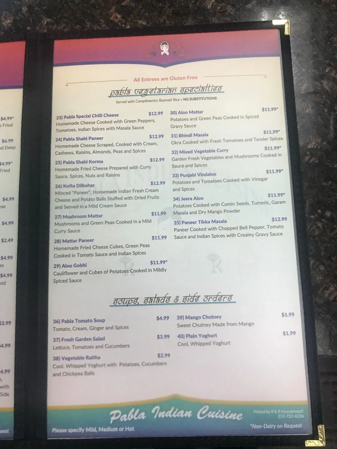 Menu 6