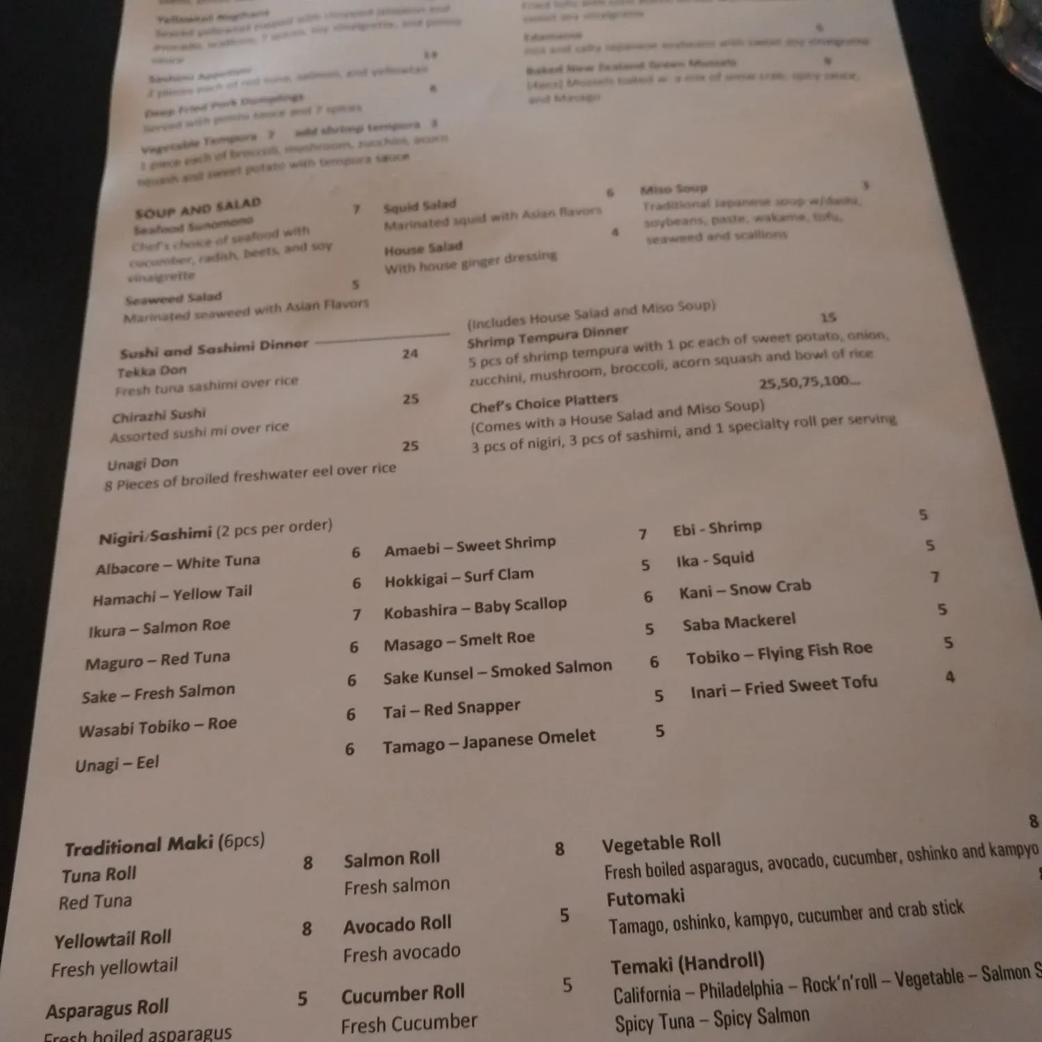 Menu 3