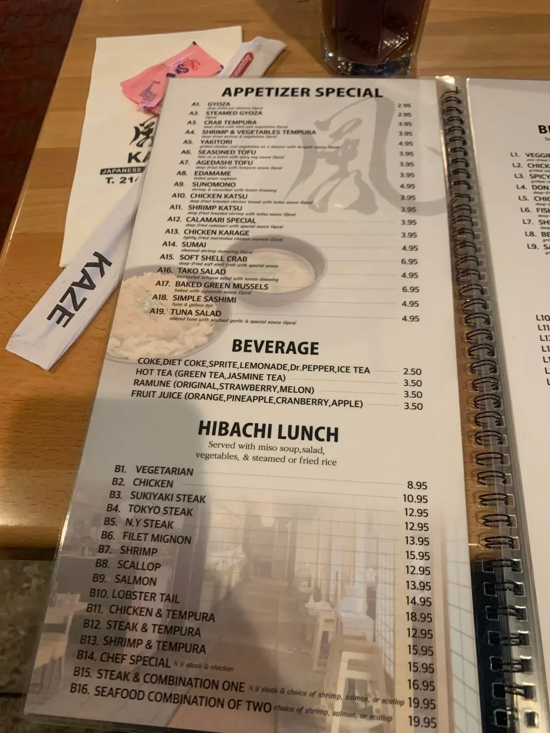 Menu 6