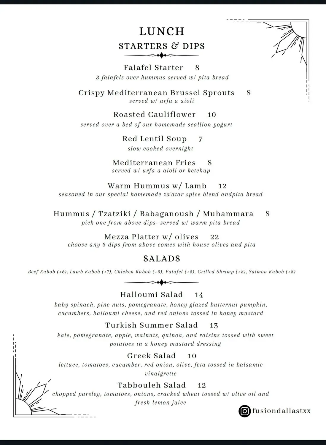 Menu 4