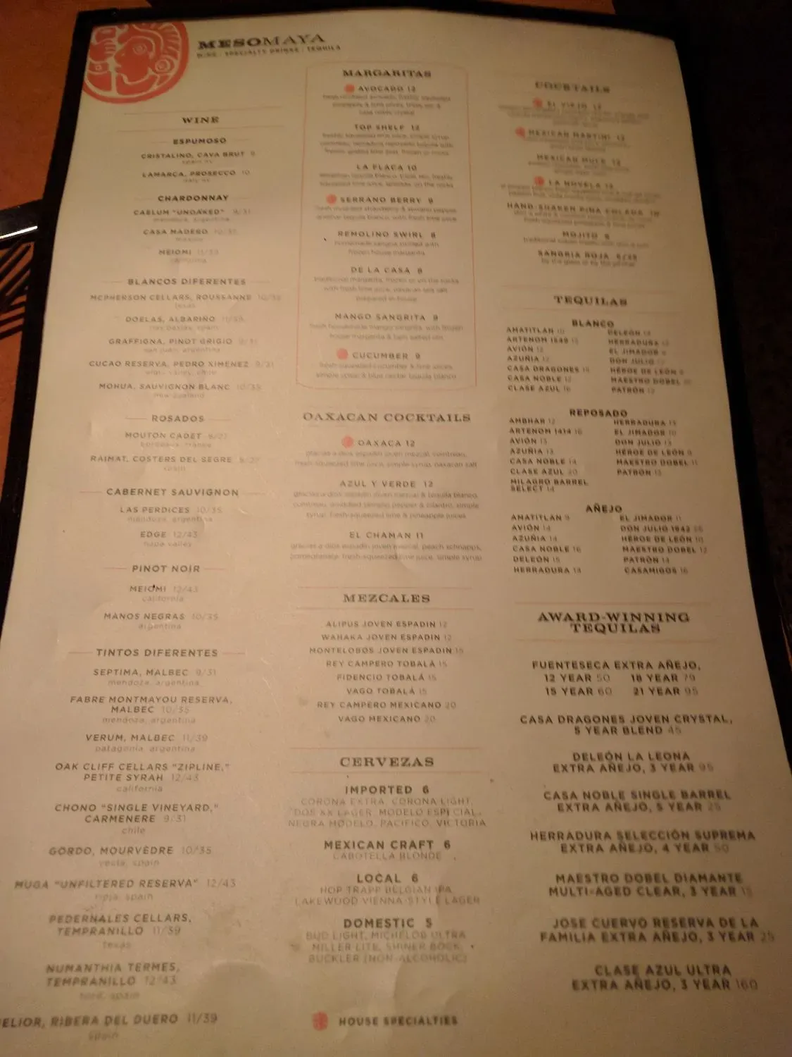 Menu 5