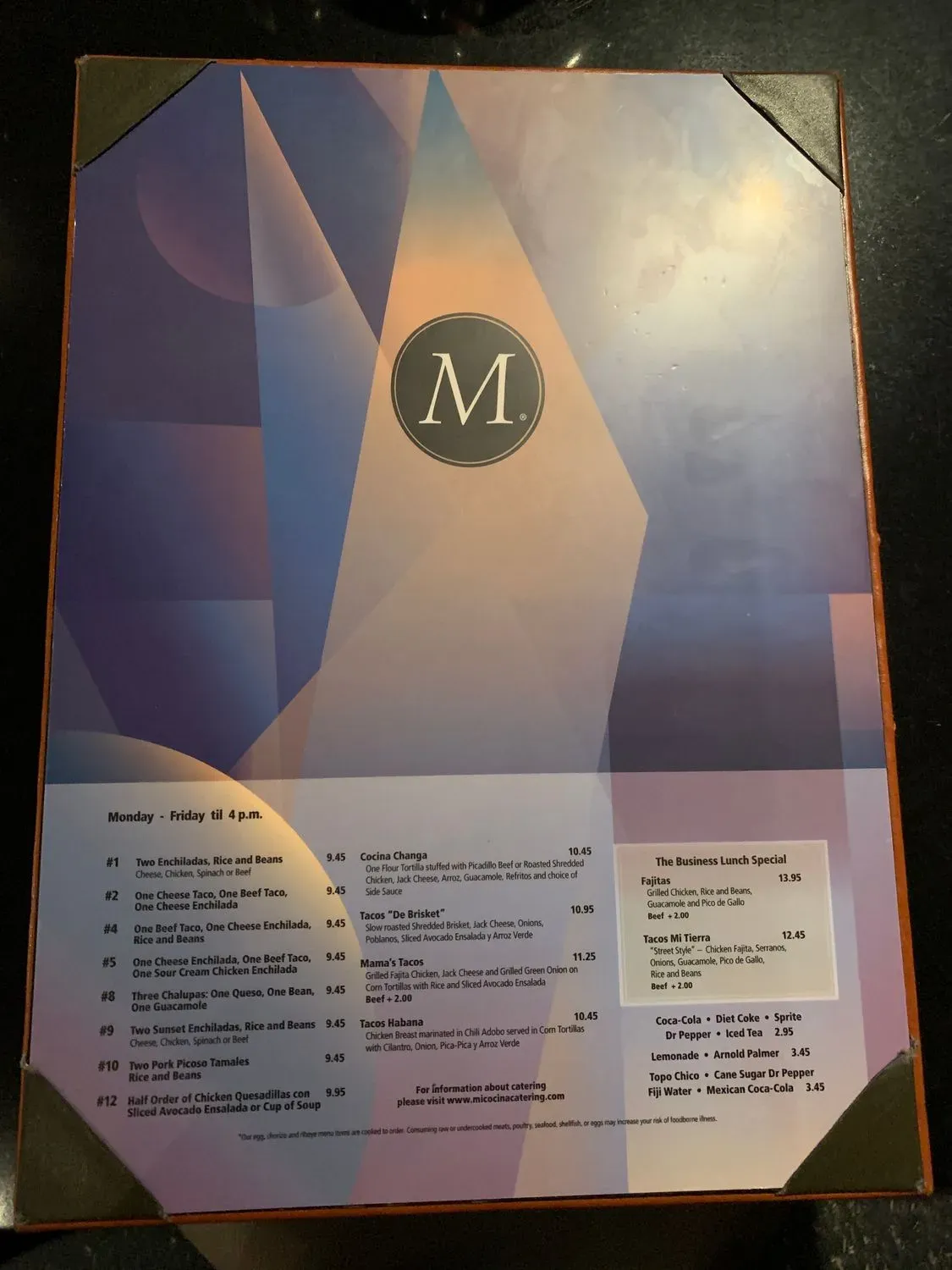 Menu 4