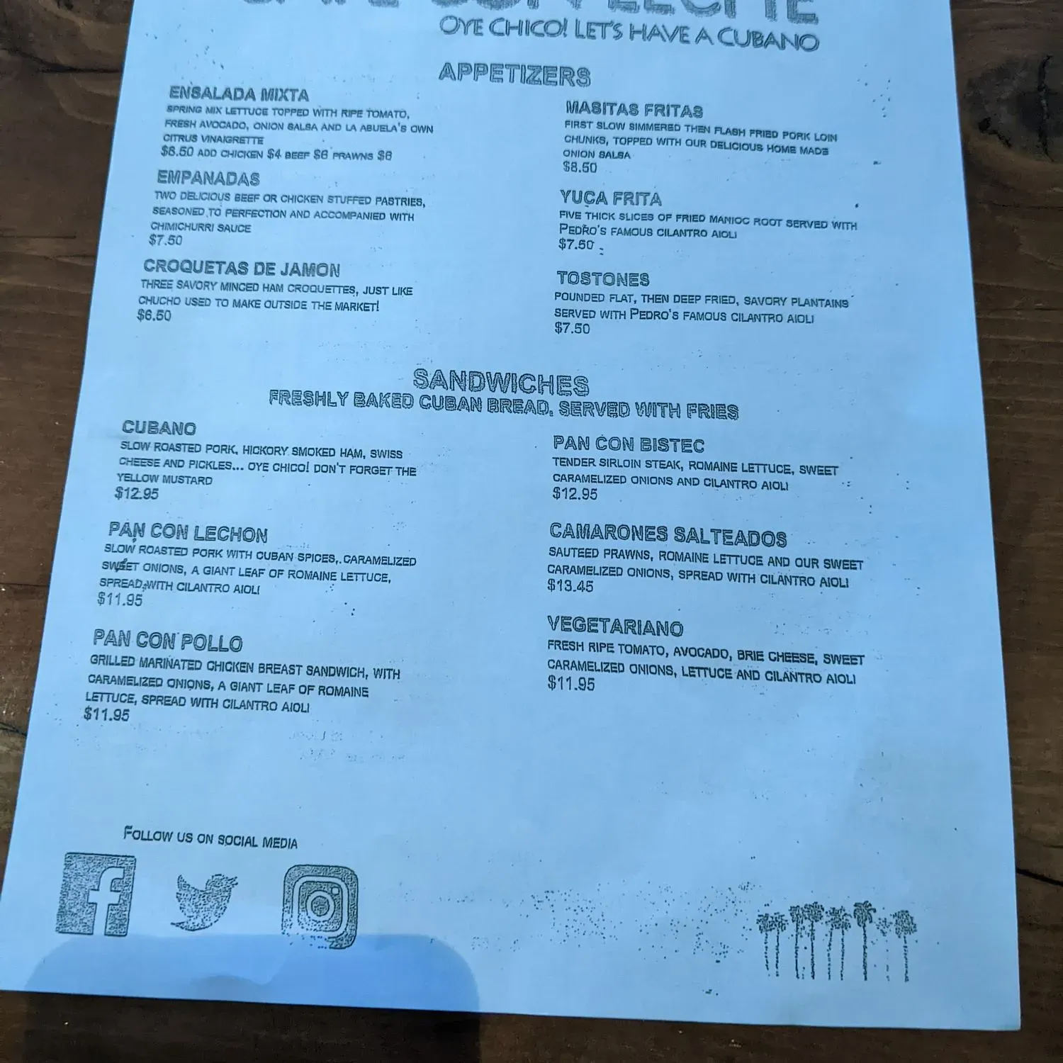 Menu 2