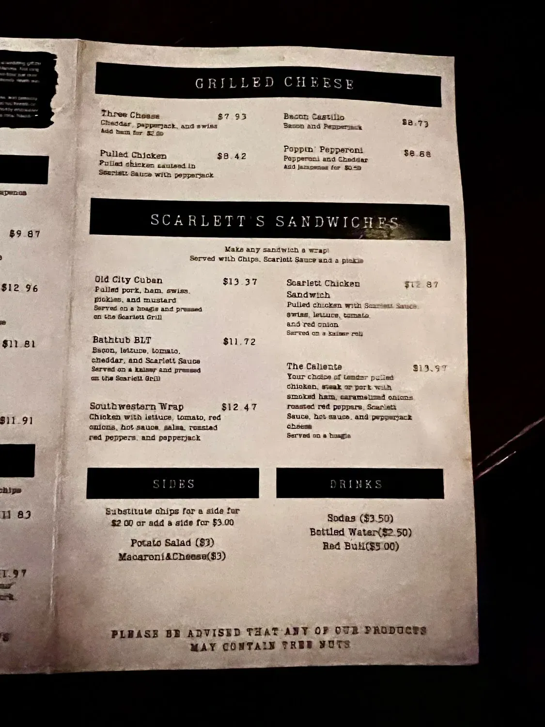 Menu 3