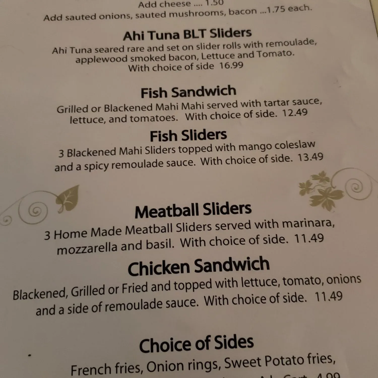 Menu 2