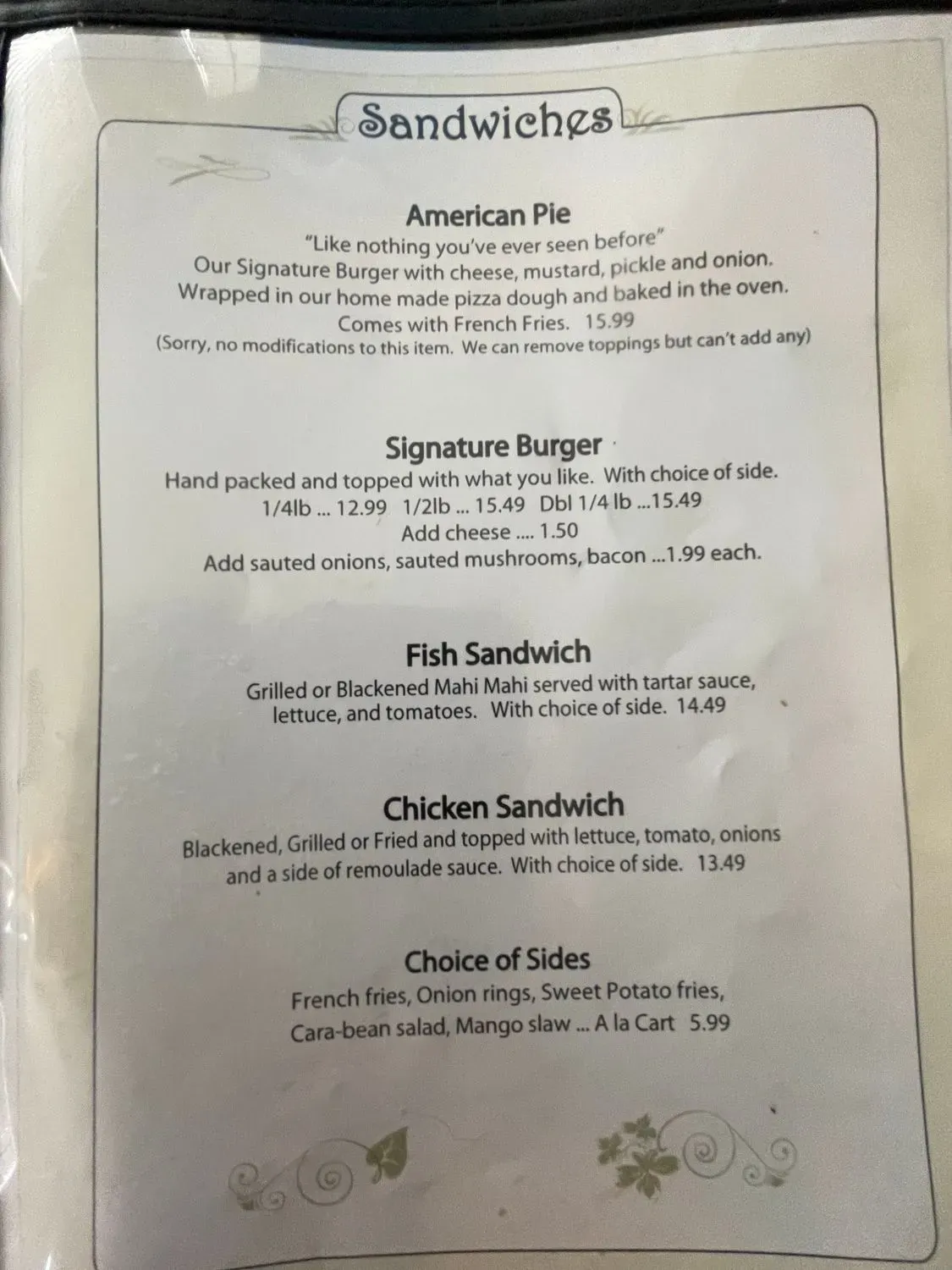 Menu 4