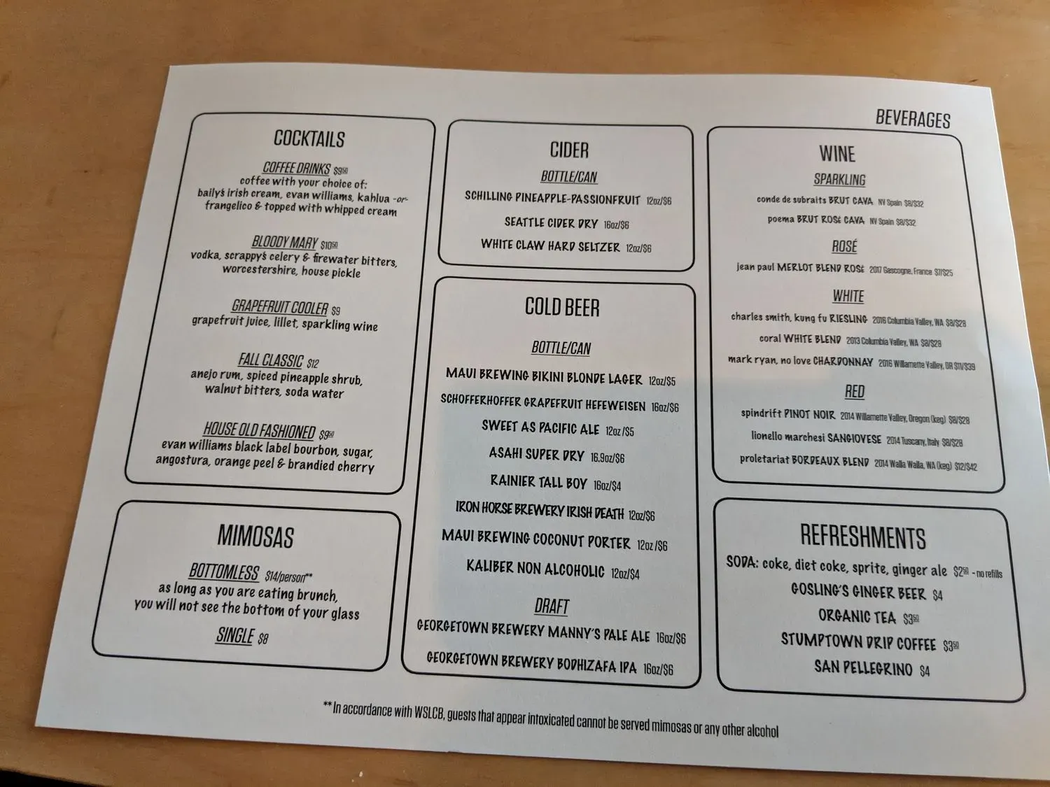 Menu 5