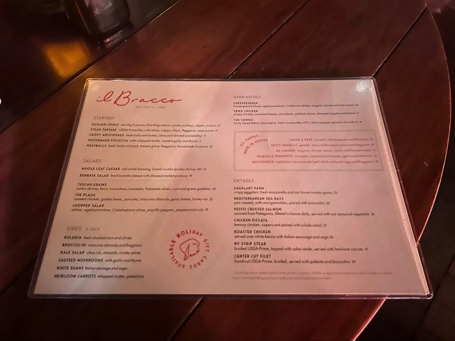 Menu 4