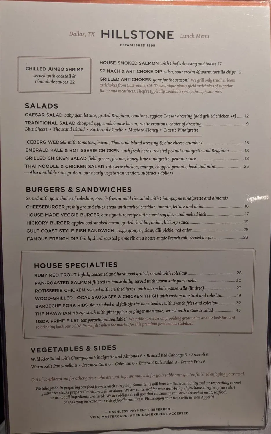 Menu 5