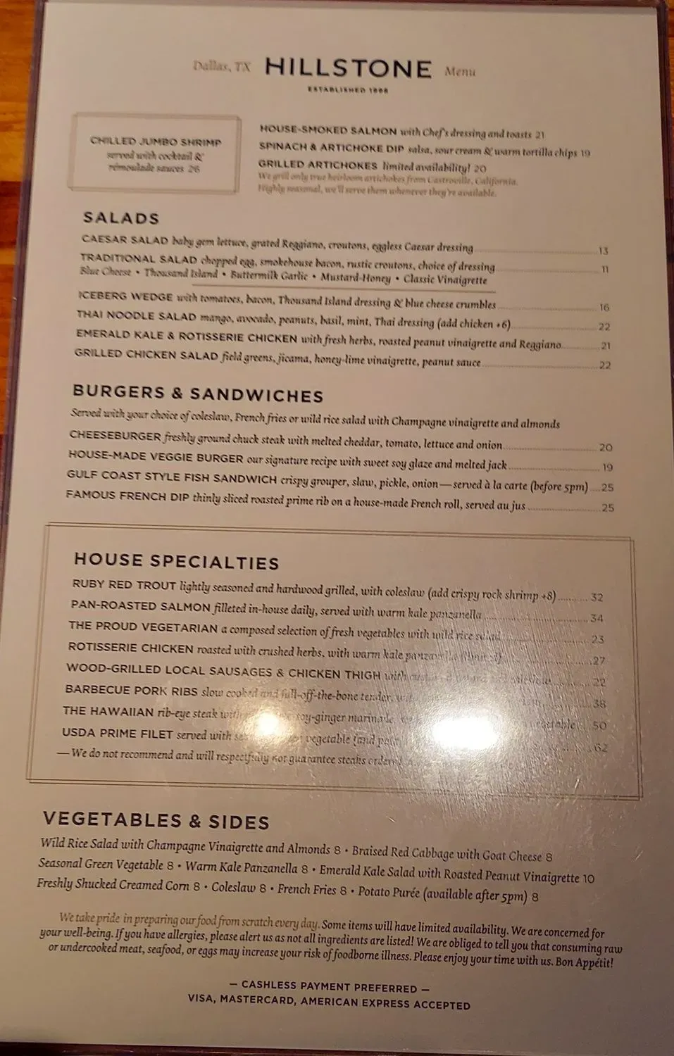 Menu 4