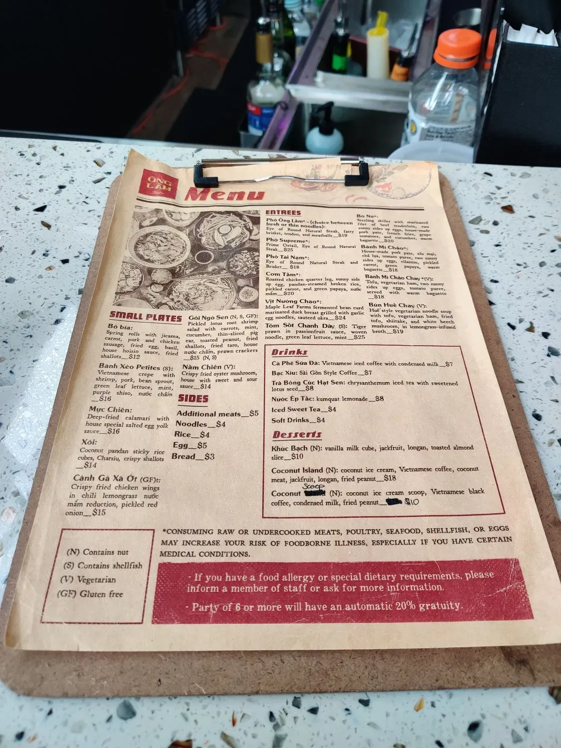 Menu 6