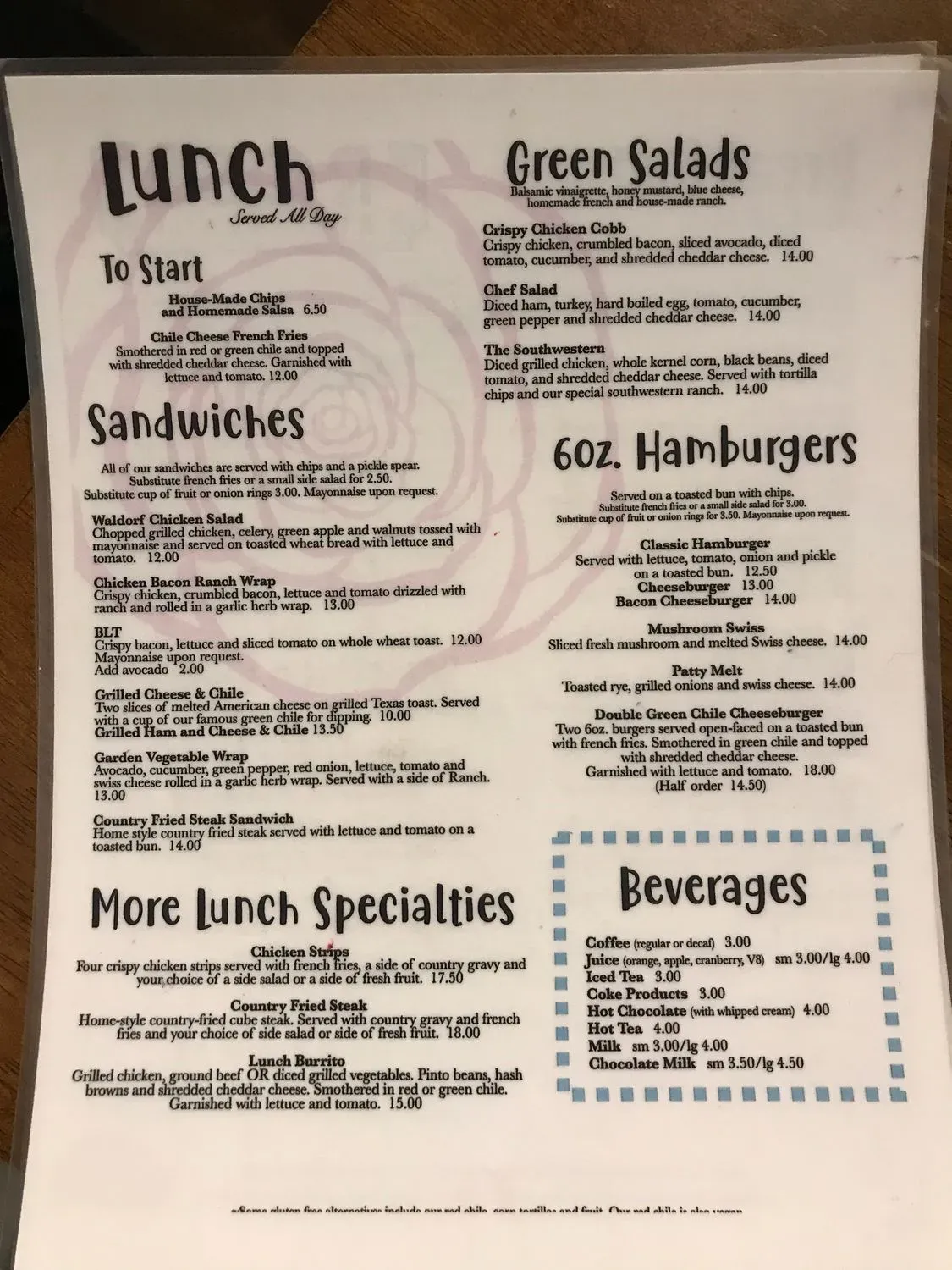 Menu 4