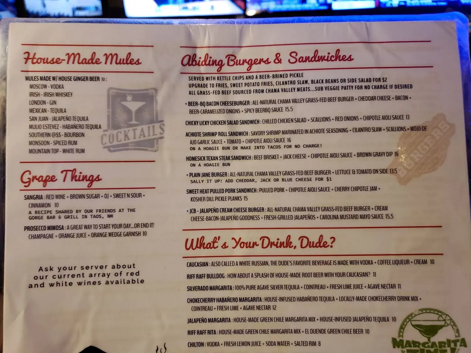 Menu 5