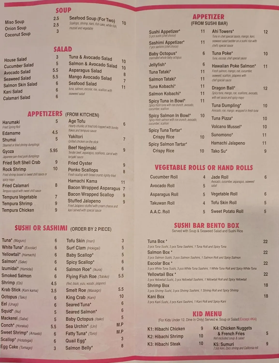 Menu 3