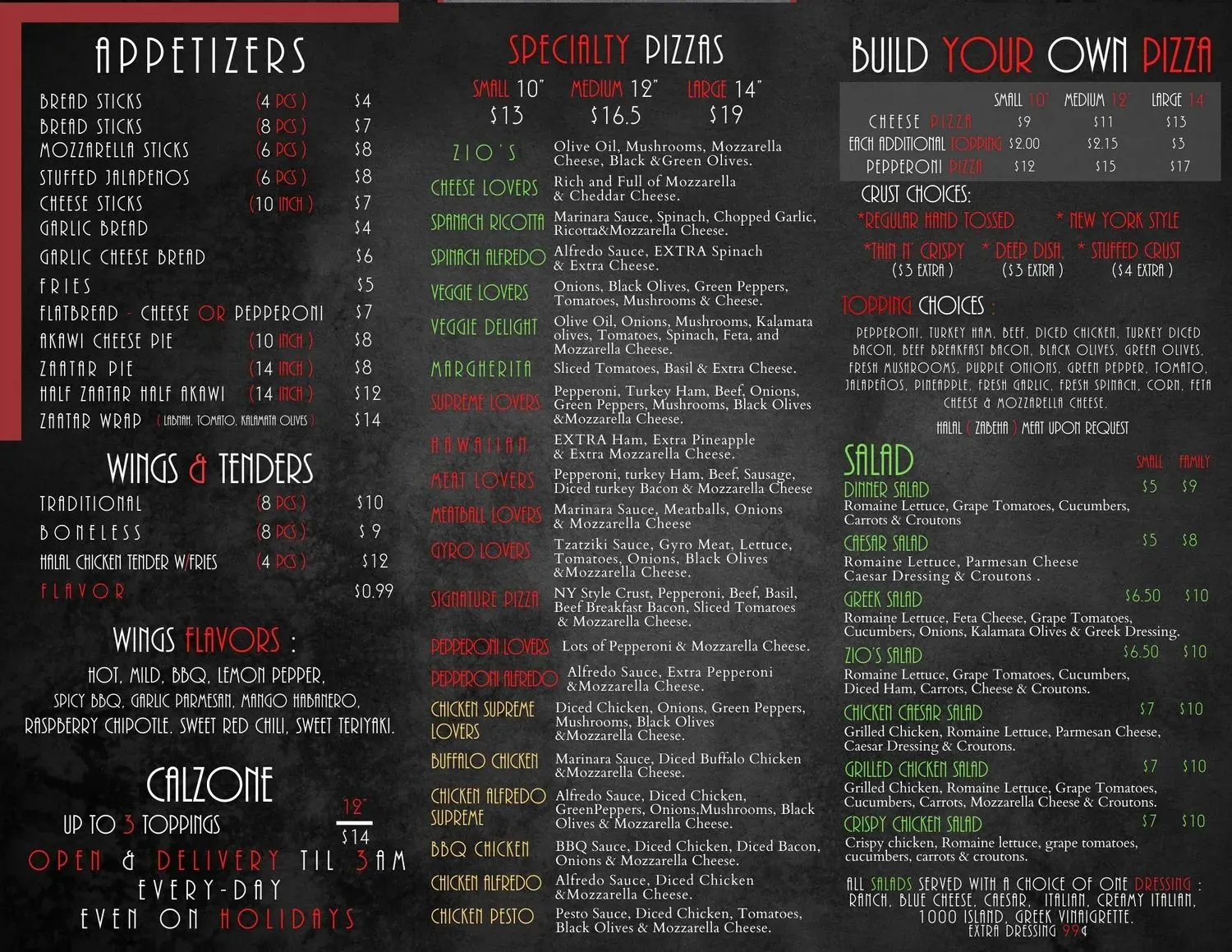 Menu 2