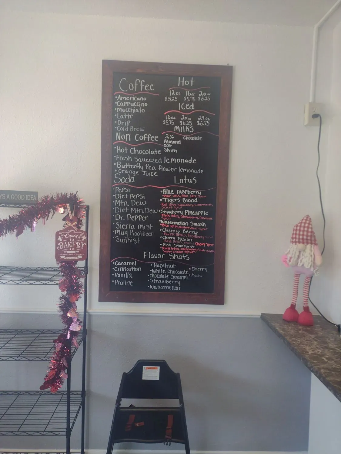 Infusion Baking Co & Café Menu - Updated October 2025