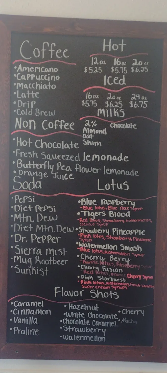 Infusion Baking Co & Café Menu - Updated October 2025