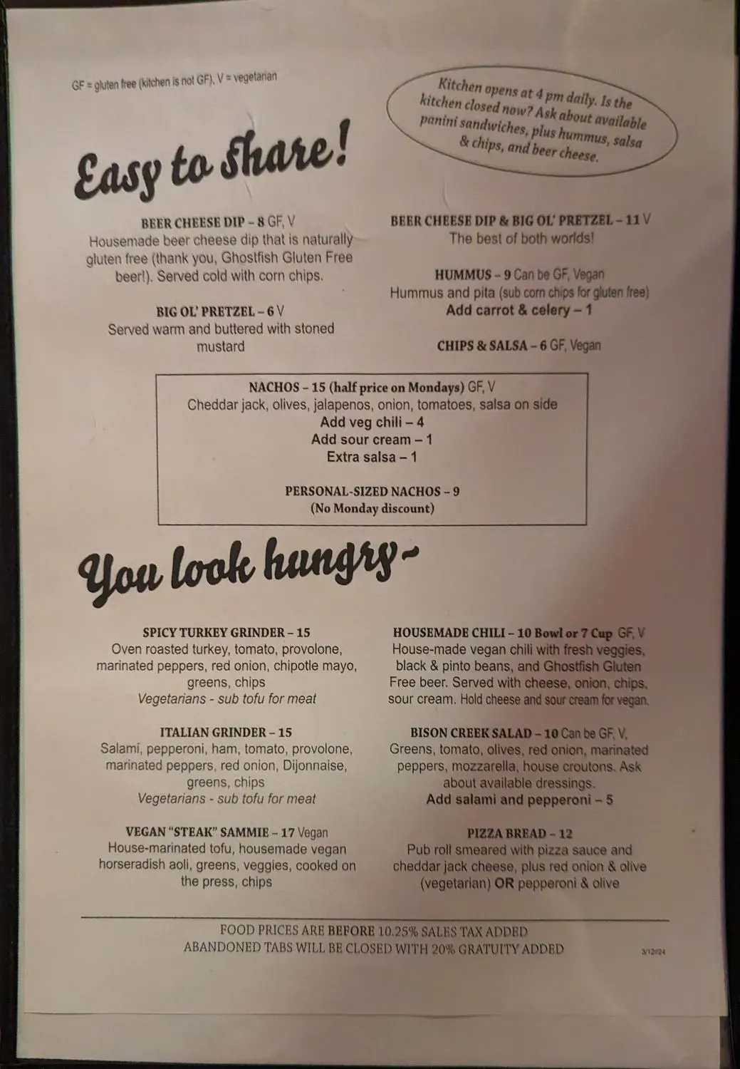 Menu 2