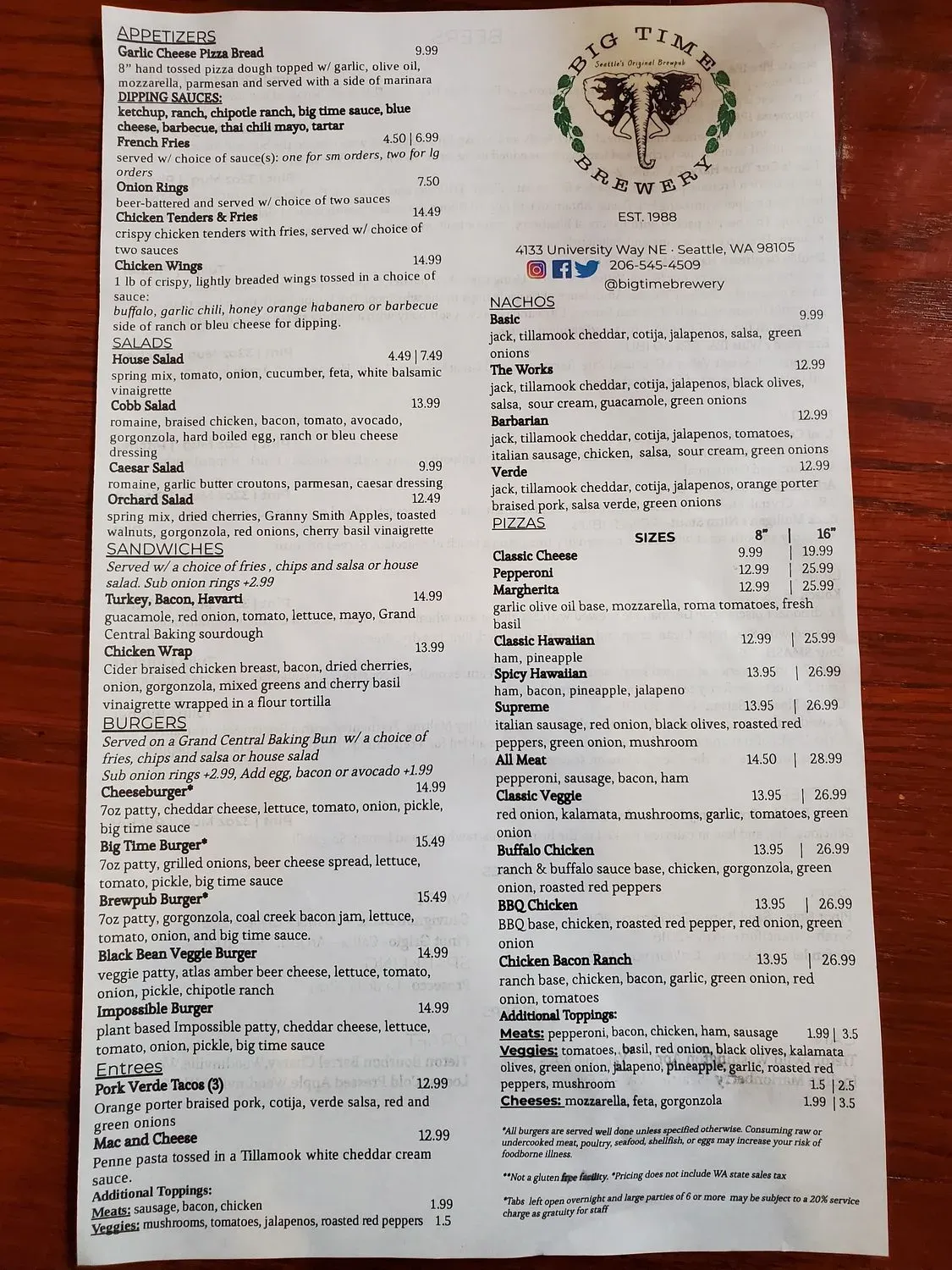 Menu 5