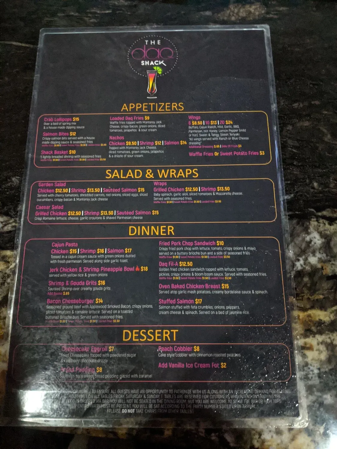 Menu 3