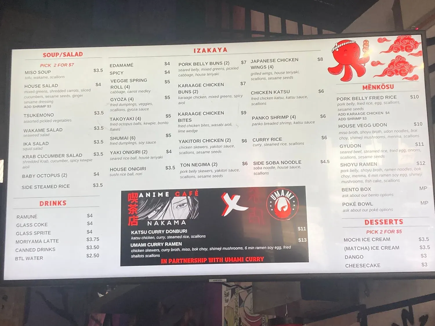 Menu 2