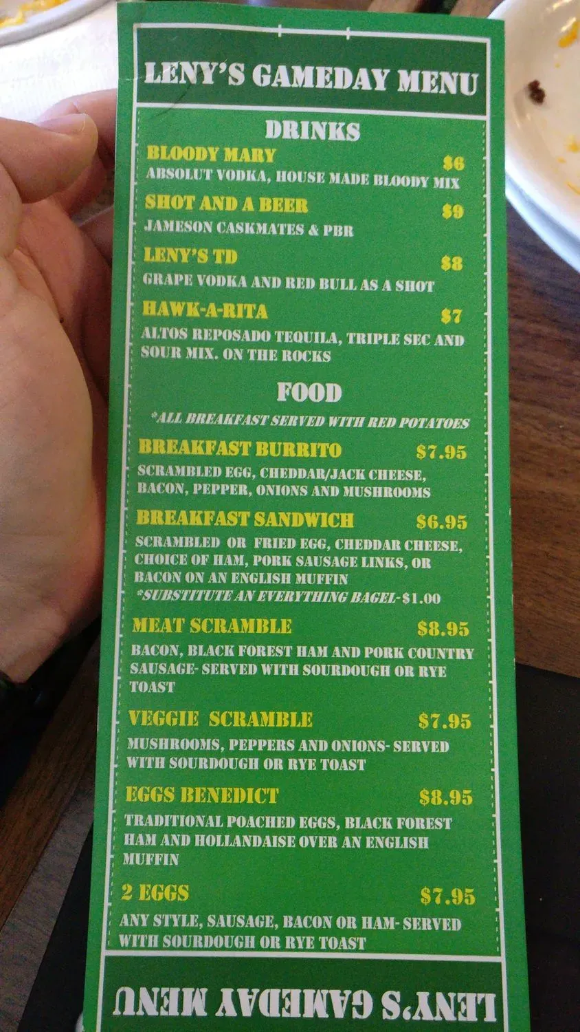 Menu 6