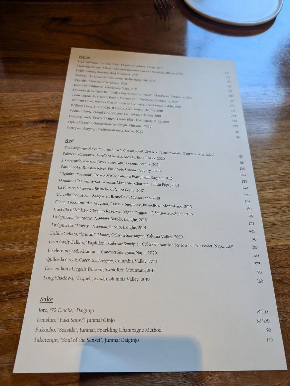 Menu 6