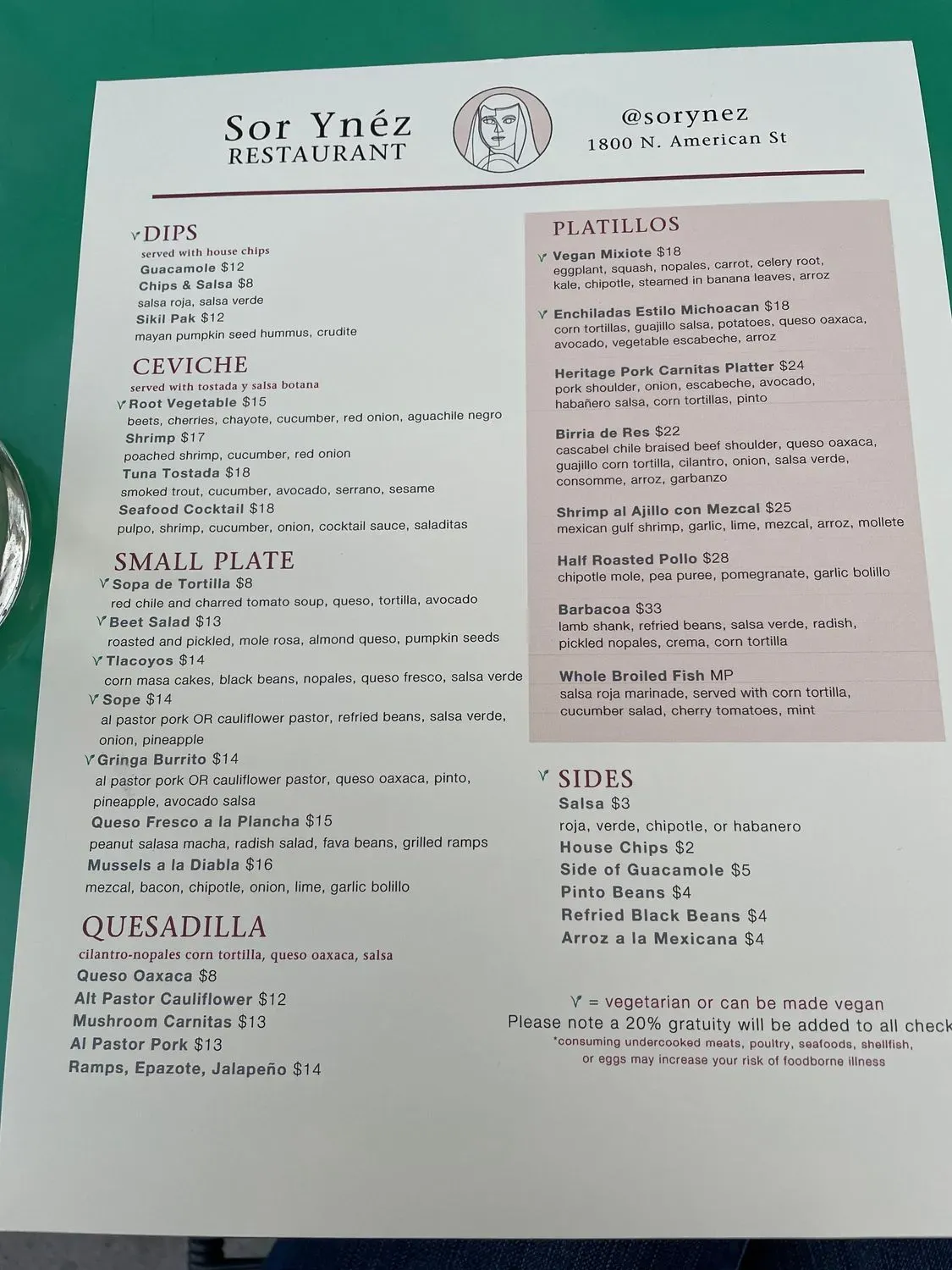 Menu 3