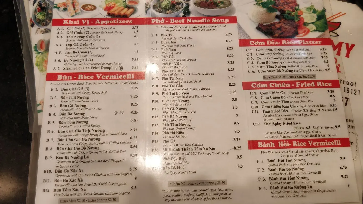 Menu 6