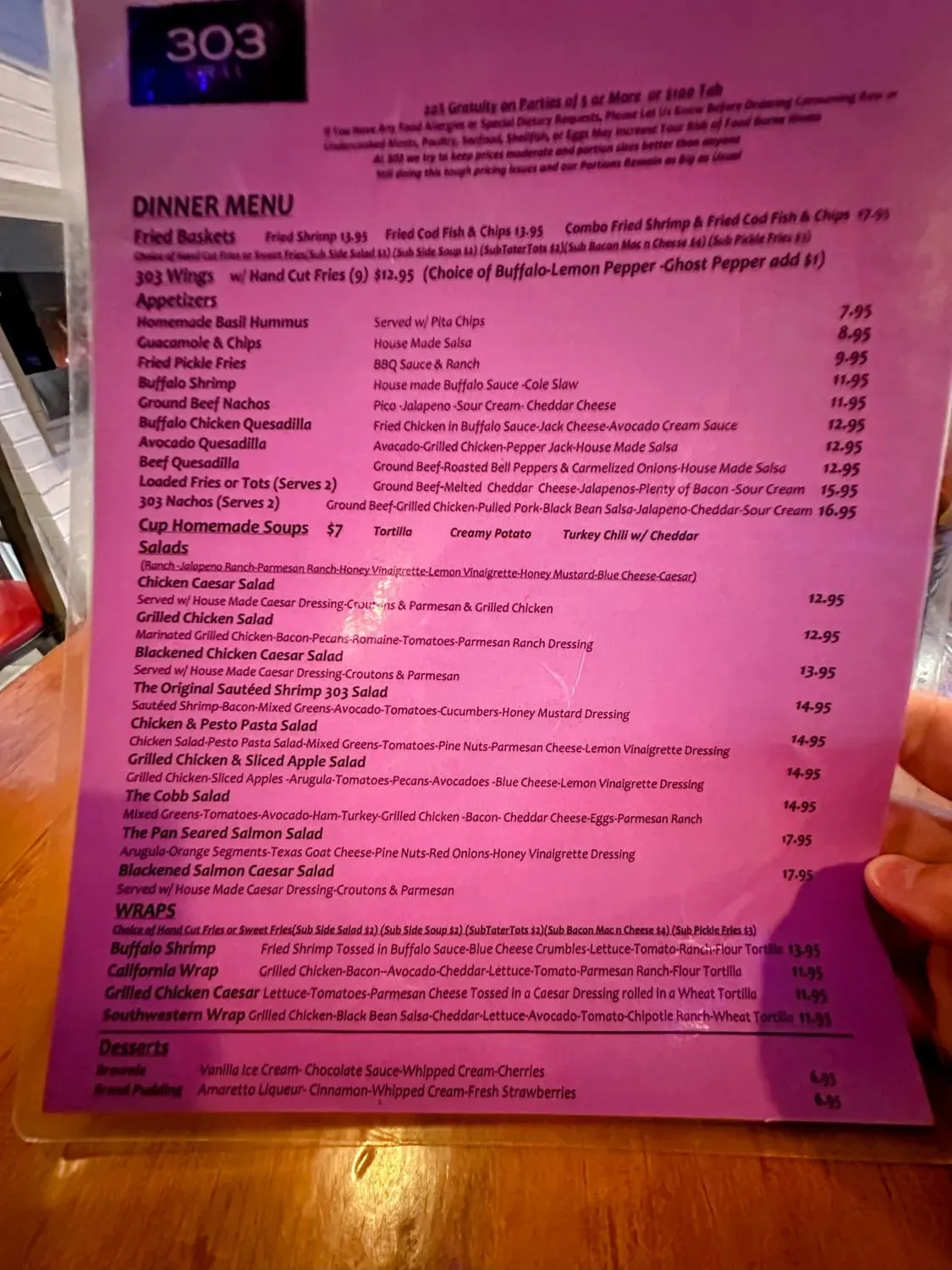 Menu 4