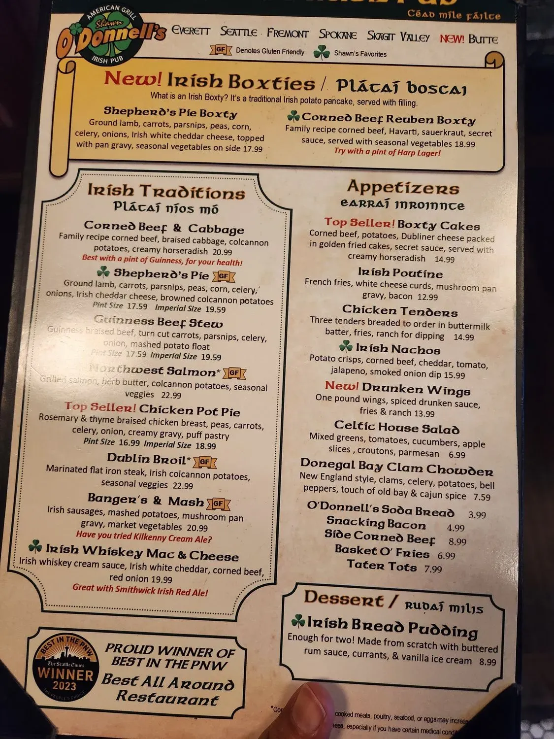 Menu 2