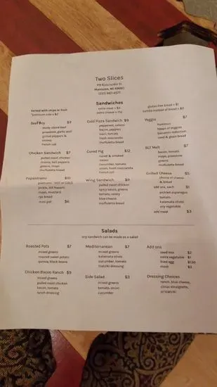 Menu 4