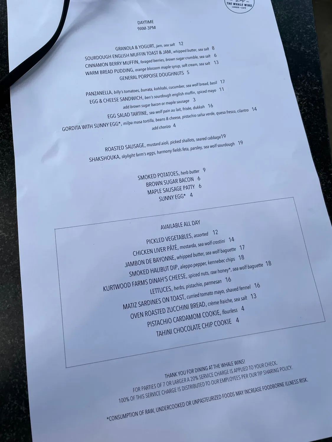 Menu 6