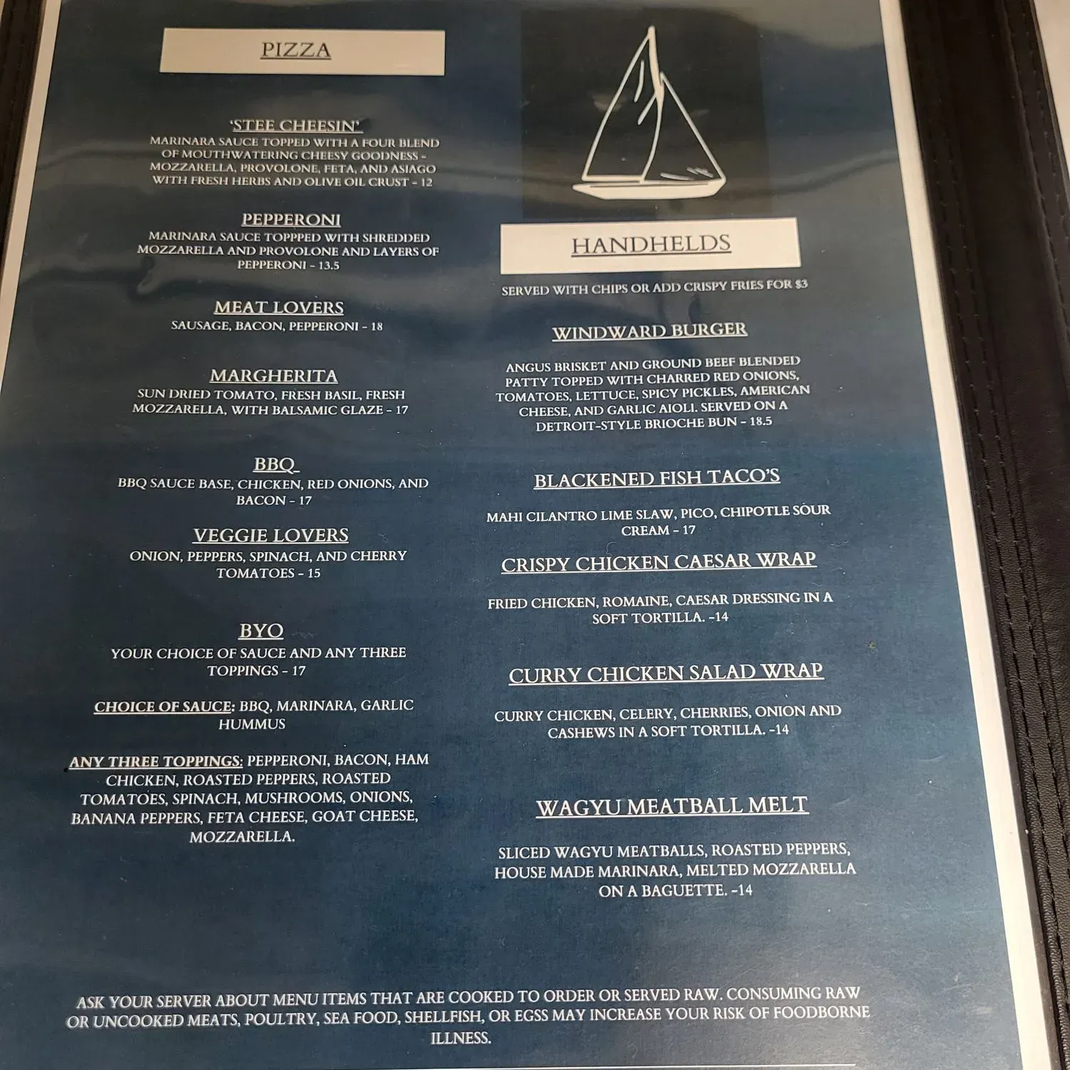 Windward Restaurant - Hampton Inn & Suites Manistee Menu - Updated ...