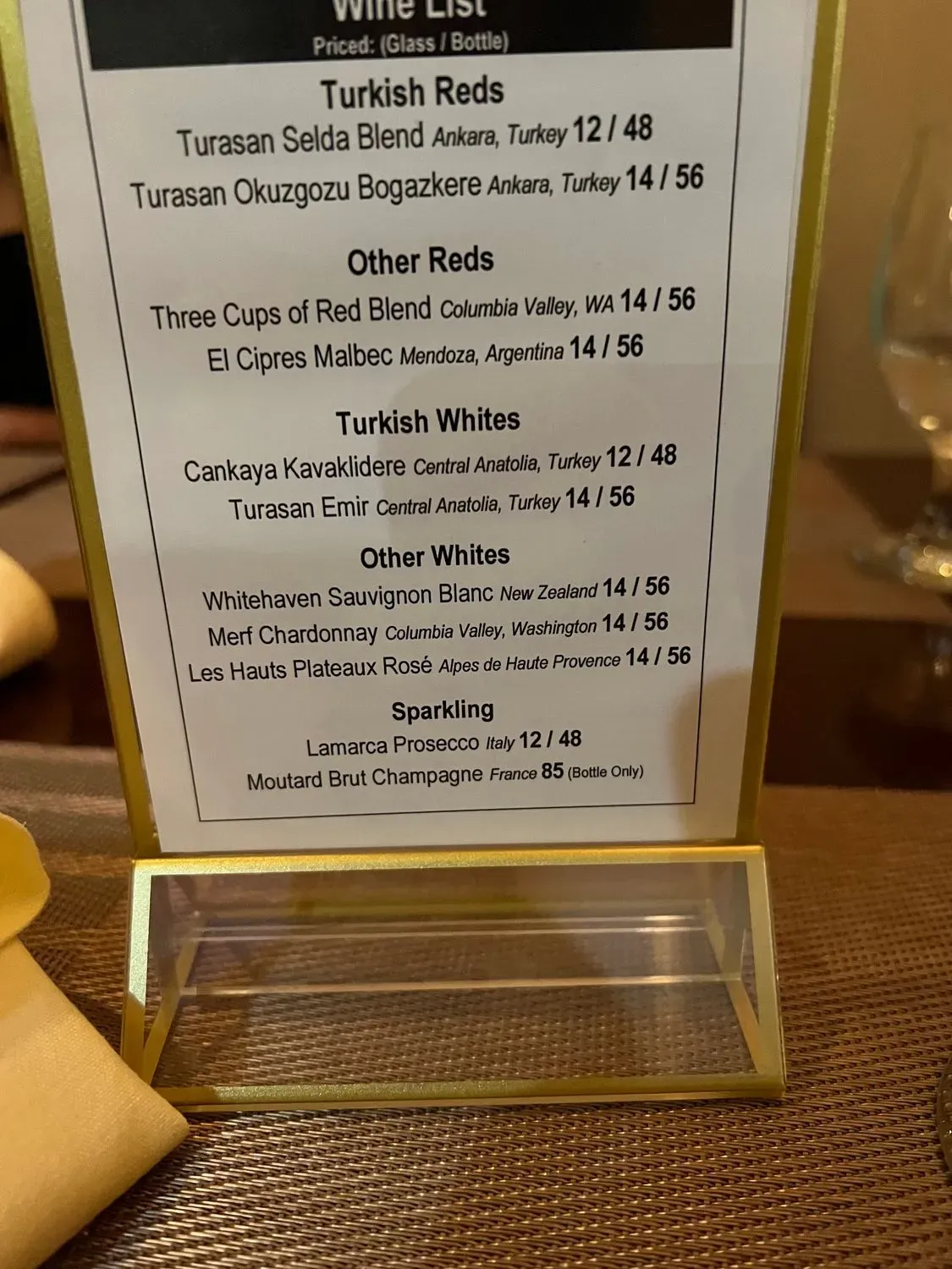 Menu 6