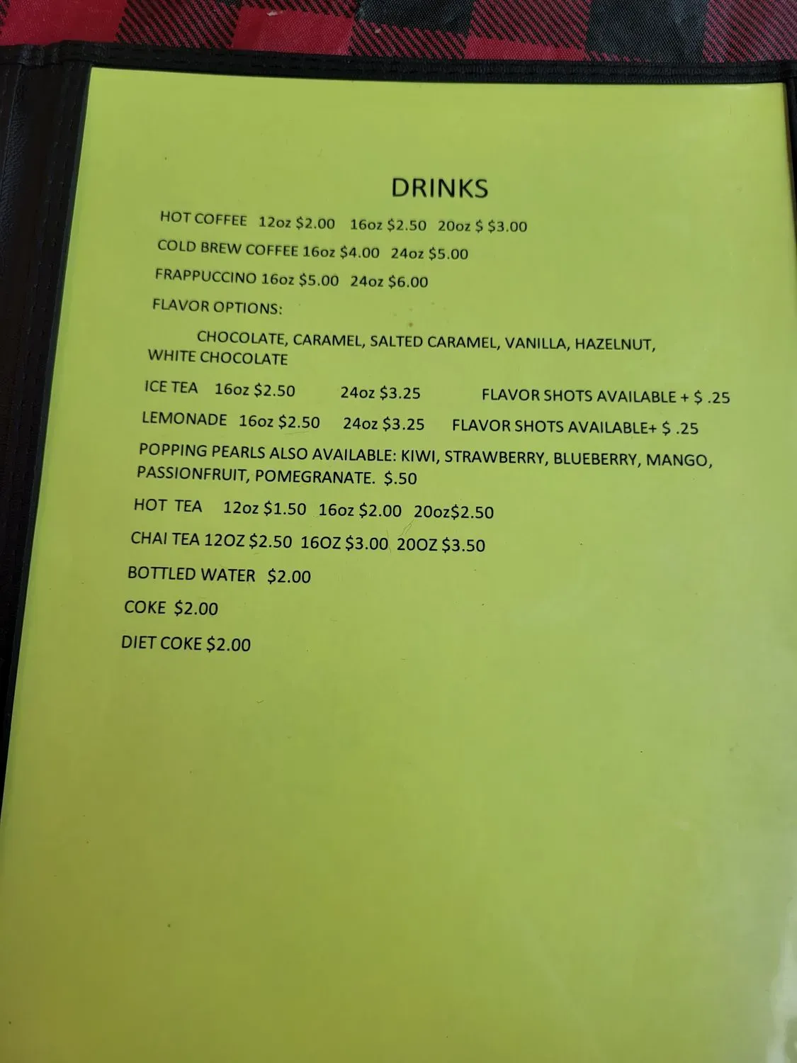 Menu 2